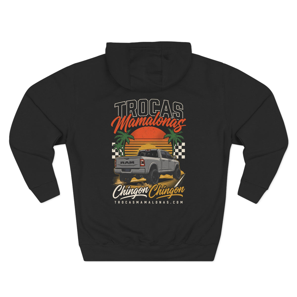 Hoodie Fleece TM15 RAM Black | Entries: 150