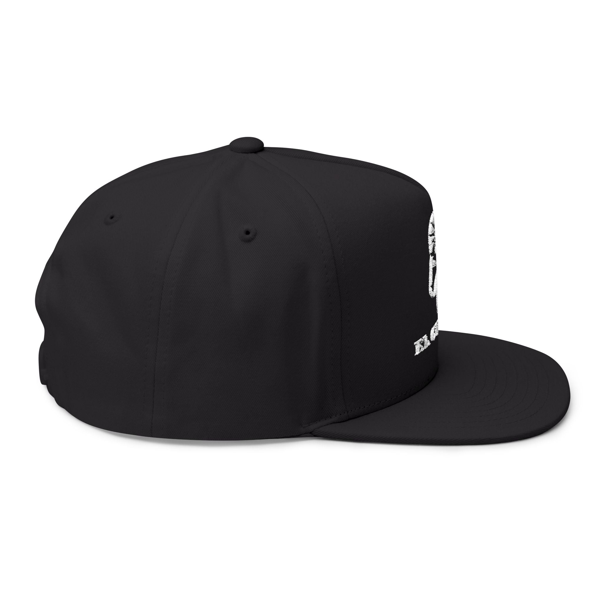 [4 ENTRIES] El Chingon Embroidered Flat Bill Cap Black