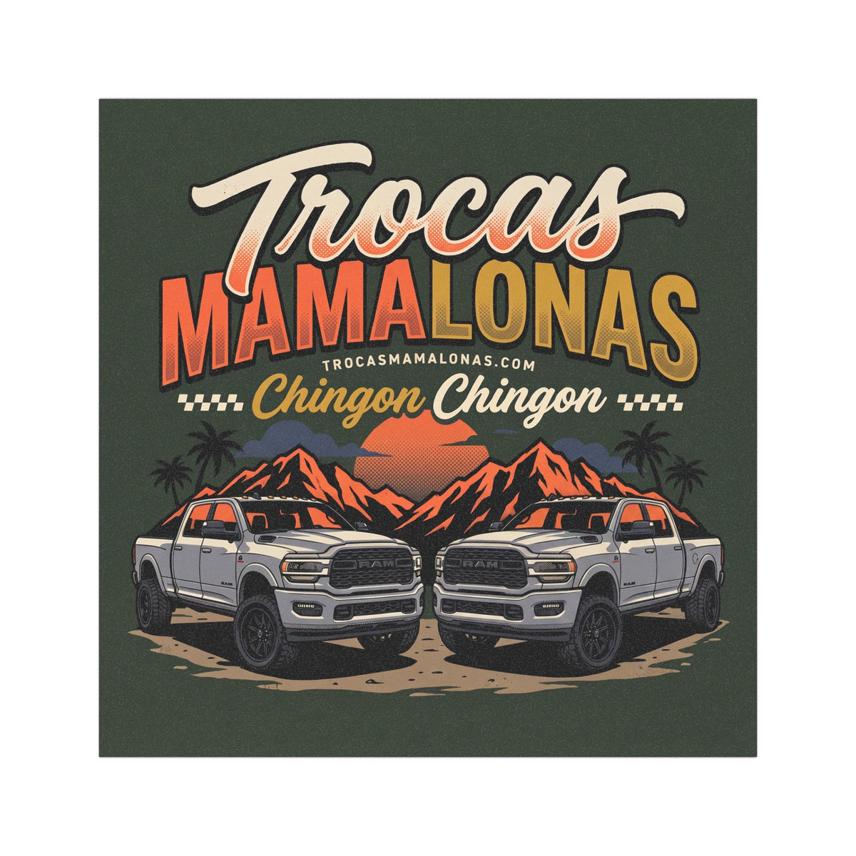 Bumper Magnet TM15 RAM Green | Entries: 40
