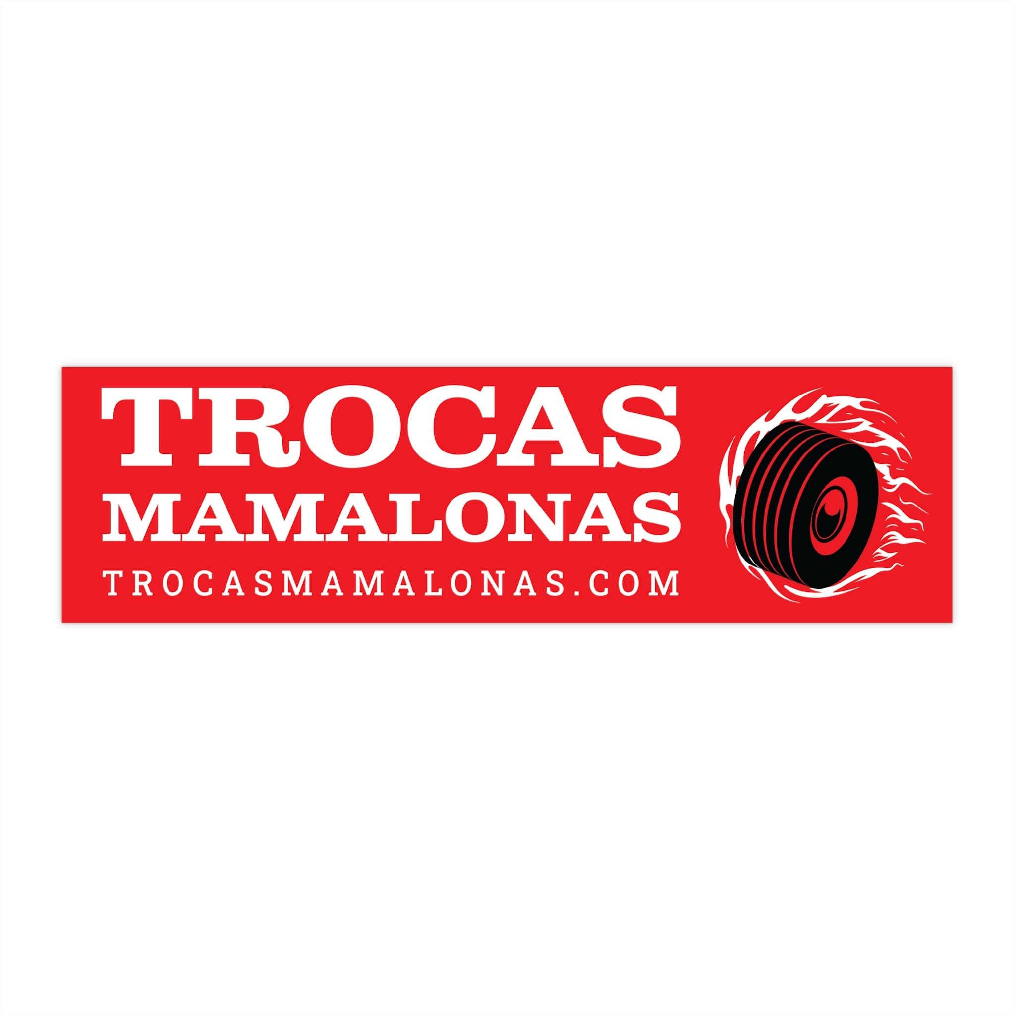 [2 ENTRIES] Trocas Mamalonas Bumper Sticker Red