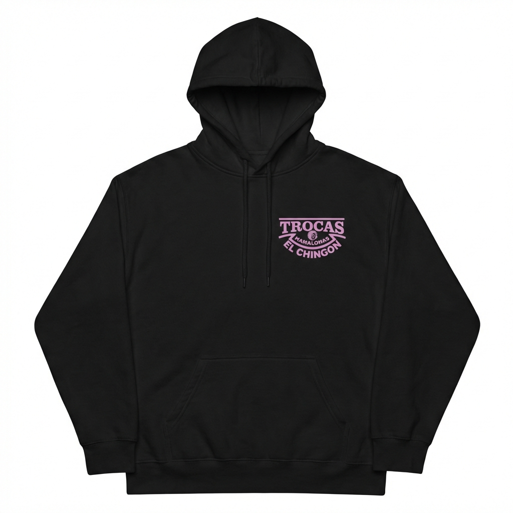 [8 ENTRIES] TM “El Chingon” Hoodie Pink on Black