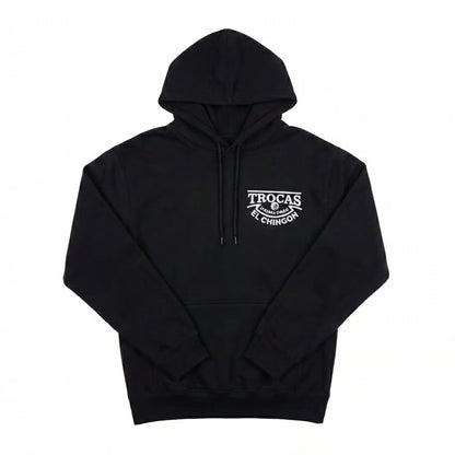 [8 ENTRIES] TM “El Chingon” Hoodie White on Black