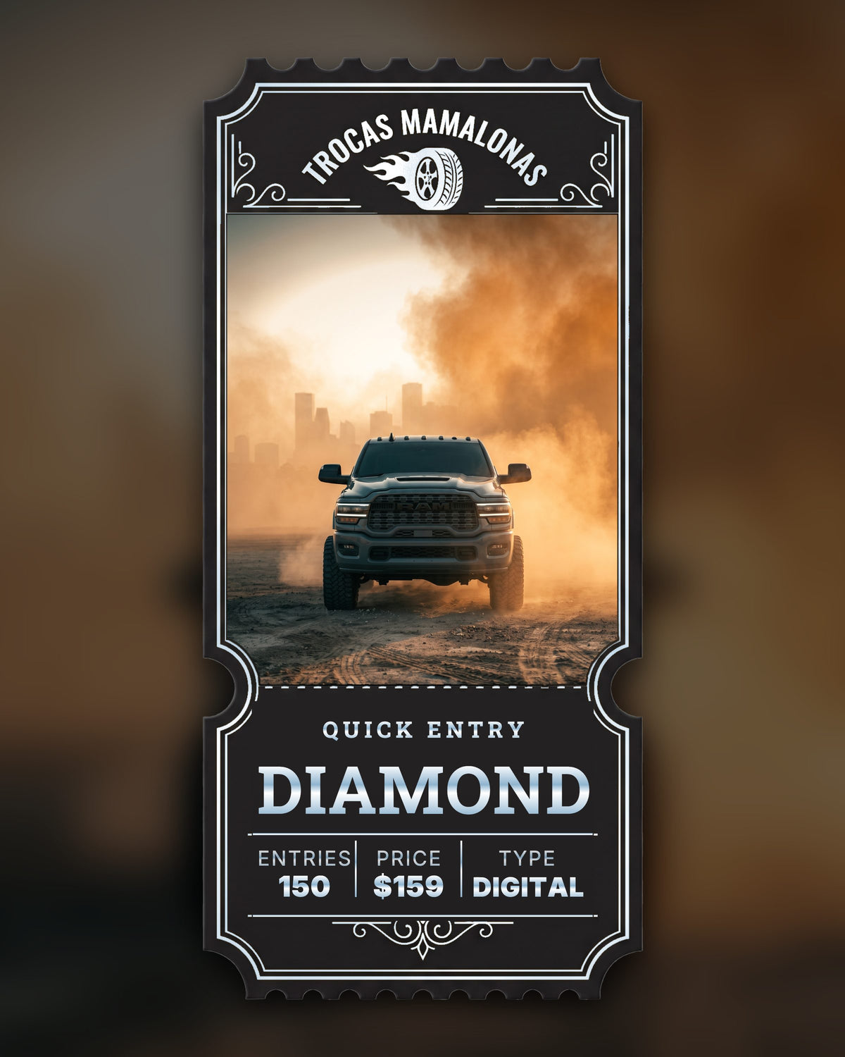 Quick Entry Diamond | Entries: 150