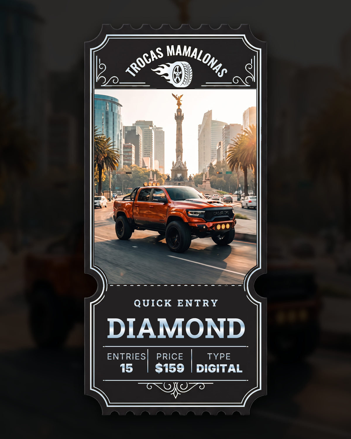 Quick Entry Diamond | Entries: 15